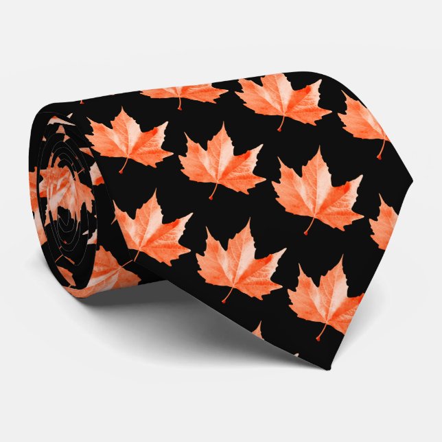Cravate Maple autumn (Roulé)