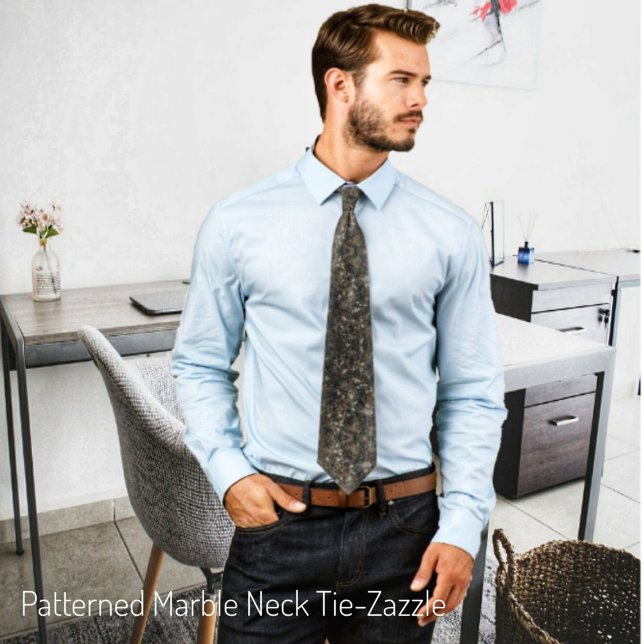 Cravate Marbre à motifs (Créateur téléchargé)