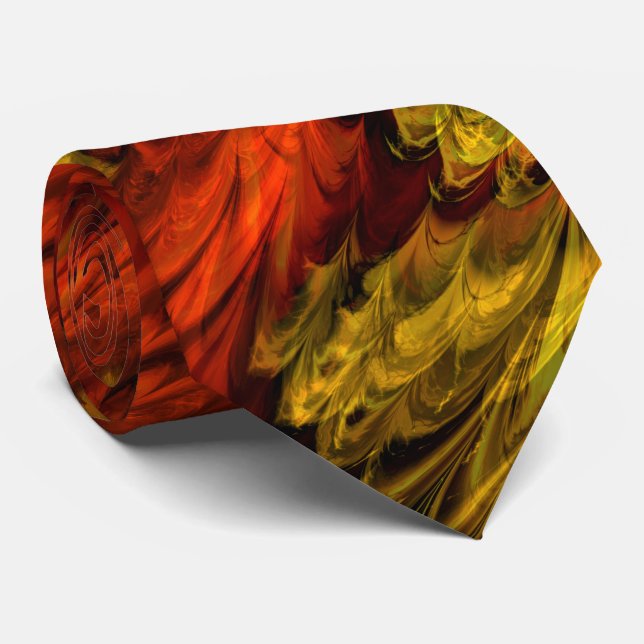 Cravate Marbre fractal 4-19 (Roulé)