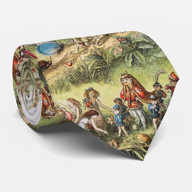 Cravate Marche triomphale de l'Elfe Roi, Fées, Goblins (Roulé)