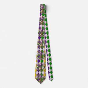 Cravate Mardi Gras