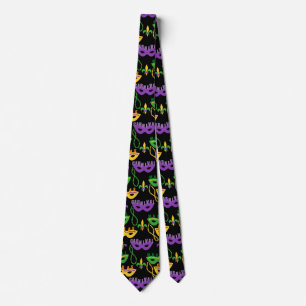 Cravate Mardi Gras Patterned