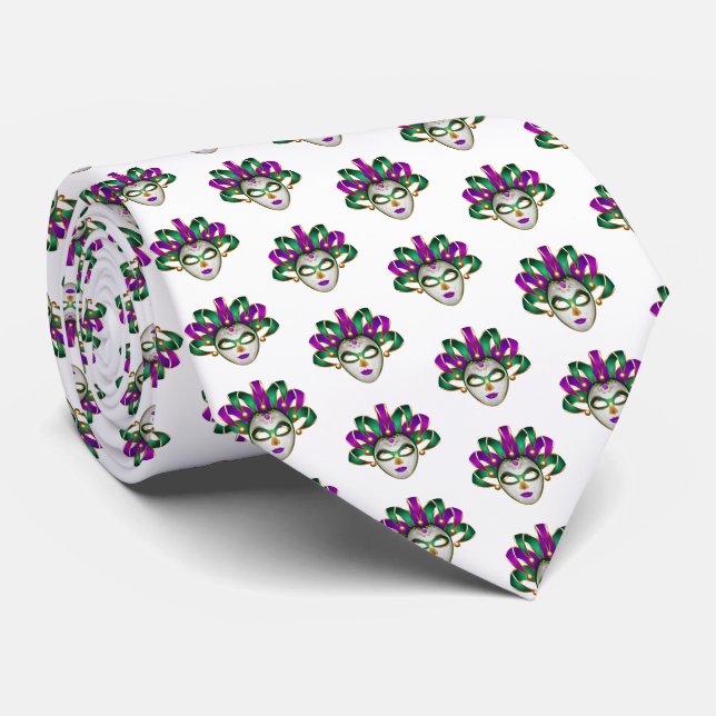 Cravate Mardi Gras Tie (Roulé)