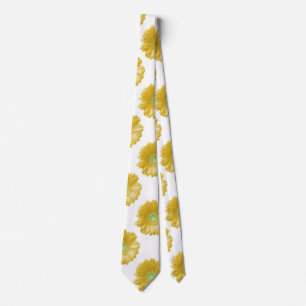 Cravate Marguerite jaune