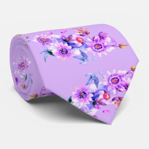 Mariage d'aquarelle florale pourpre