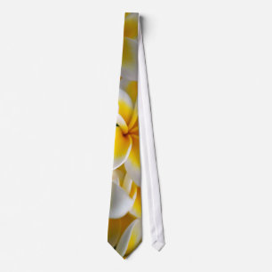 Cravate Mariage de fleurs Frangipani