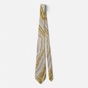Cravate Mariage d'or d'argent élégant moderne / entreprise