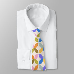 Cravate Mariage Formes Géométriques Colorées