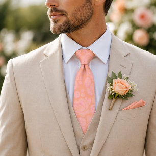 Cravate Mariage rose pâle
