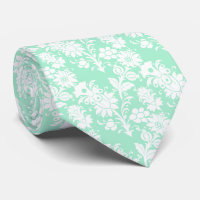 Mariage tendance Neo Mint Floral Pattern