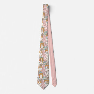Cravate Marionnettes florales