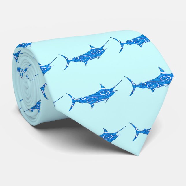 Cravate Marlin dans la conception (Roulé)