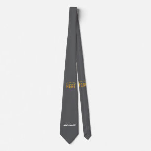 CRAVATE MARQUE GRIS PERSONNALISABLE MODERNE VERIFIEE DE ST