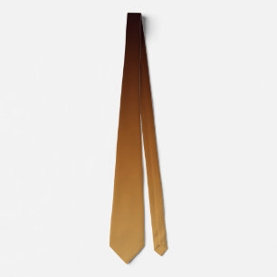 Cravate Marron Chocolat Doré Couleurs Chaudes