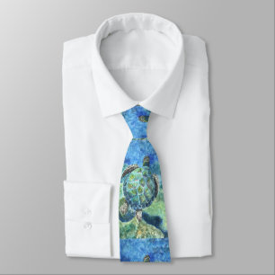cravate masculine - Tortue de mer #2