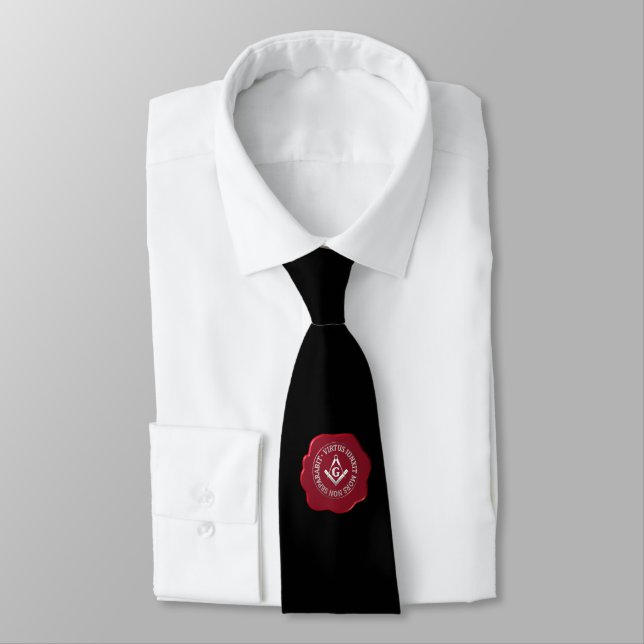 Cravate Masonic sceau de cire (Attaché)
