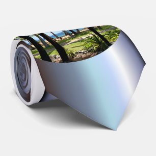 Cravate Maui Beach Palmiers Hawaii