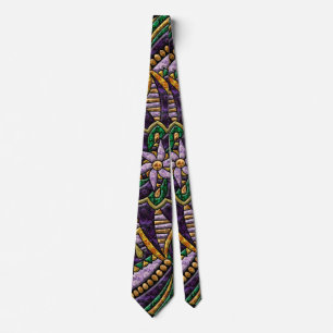 Cravate Médaillon Mardi Gras