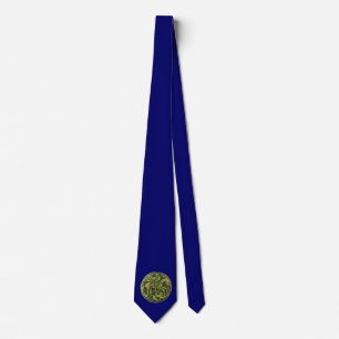 Cravate MÉDAILLON SAINT GEORGE Bleu