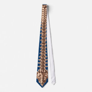 Cravate Médecins Spine Necktie Design