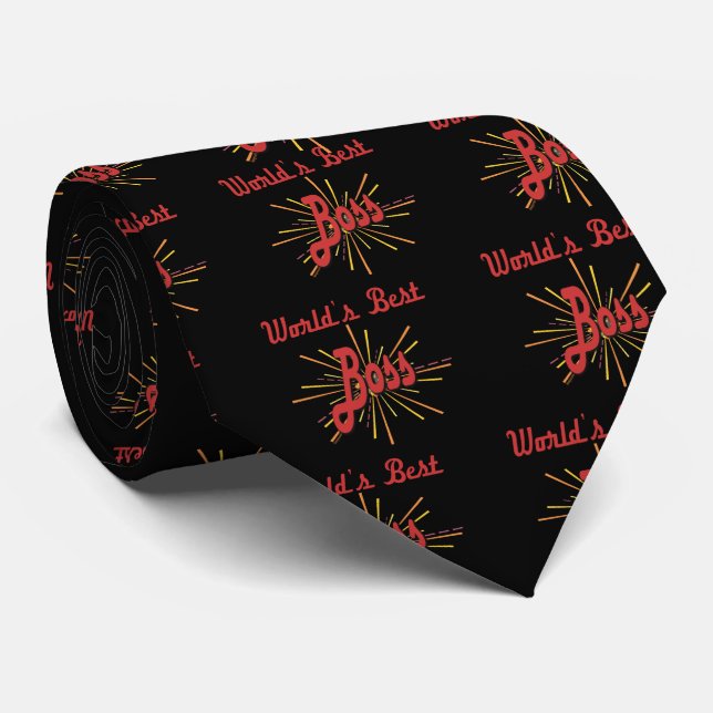 Cravate Meilleurs Cadeaux Boss (Roulé)