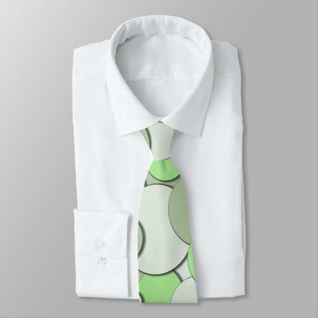 Cravate Melon Vert Monochrome (Attaché)