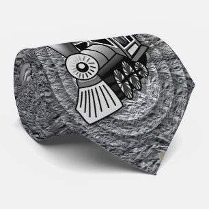 Cravate Men Designer Vintage Train