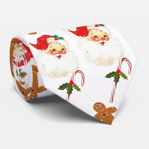 Cravate Mensweaer Noël vacances Vintage Père Noël