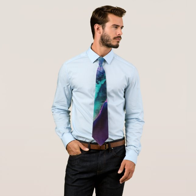 Cravate Mermaid Splash Résumé Conception par Paulele (En situation)