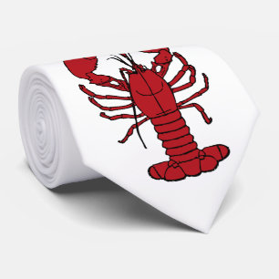 Cravate mignonne rouge de homard