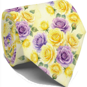 Cravate Mode de printemps Nœud papillon floral pour mari
