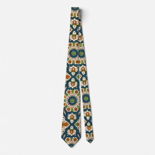 Cravate Modèle décoratif Vintage arabe floral