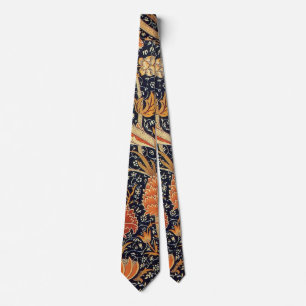 Cravate Modèle floral vintage William Morris Cray