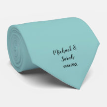 Modern Custom Solid Color Tie, Personalised 