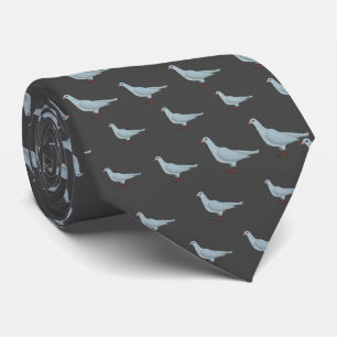 Cravate Moderne Elegant Grey Dove Motif sans couture