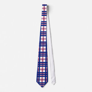 Cravate Modes bleu blanc rouge Motif