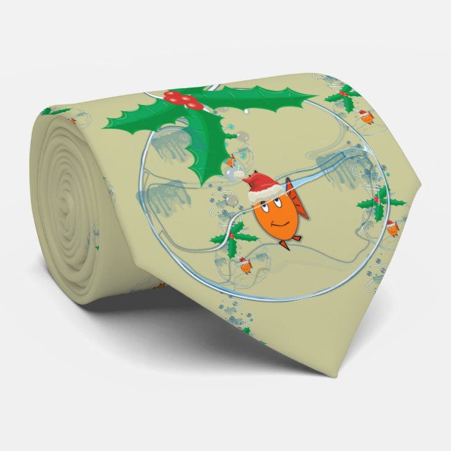 Cravate Mon poisson pour animaux (Roulé)