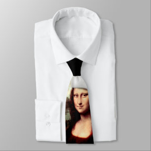 Cravate Mona Lisa Noël