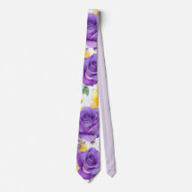 Monogramme Aquarelle violet rose jaune
