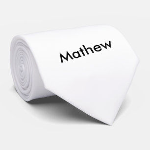 Cravate monogramme de lettre initiale simple ajoutez votre