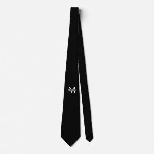 Cravate Monogramme et nom personnalisés