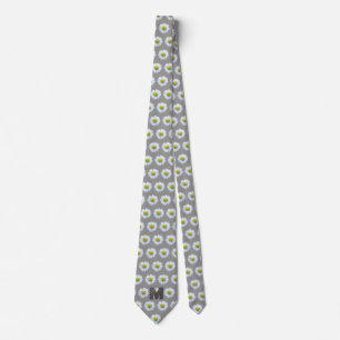Cravate Monogramme floral