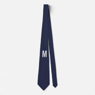 Cravate Monogramme personnalisé moderne