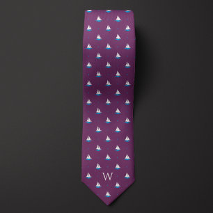 Cravate Monogramme simple