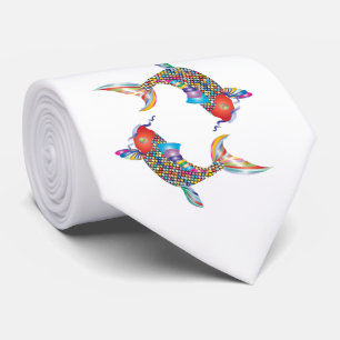 Cravate Mosaic Fish