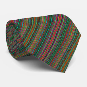 Cravate Motif Abstrait aux couleurs vives