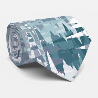 Cravate Motif Abstrait de Couleurs Douces Pastel