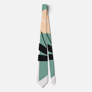 Cravate Motif abstrait de fleurs