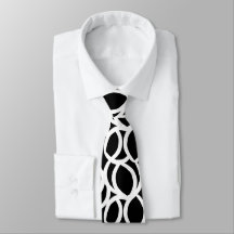 Motif Abstrait en ligne noire et blanche