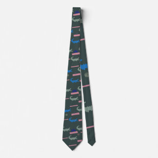 Cravate Motif Alligator